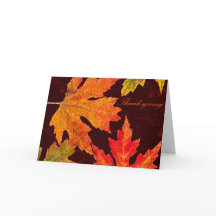 Autumn's Bounty Thanksgiving Greeting