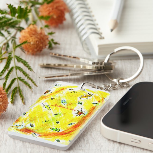 Autumn's Breath (Autumn Treehouse Collection) Key Ring (Front Right)