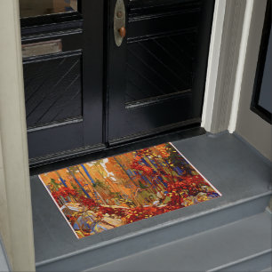 Autumn's Garland, famous painting, Doormat