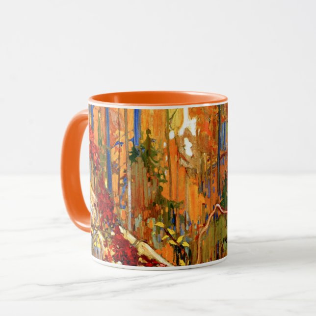 Autumn's Garland, the colours of fall, Mug (Front Left)
