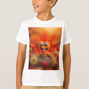 "Autumn's Playful Dance of Love" T-Shirt