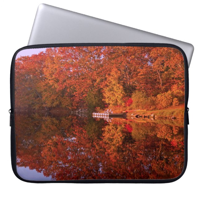 Autumn's Reflection Laptop Sleeve (Front)