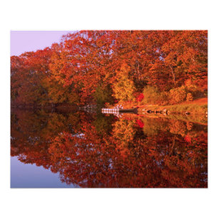 Autumn's Reflection Photo Print