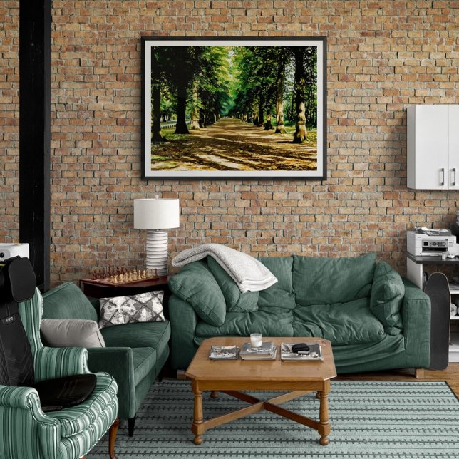 Autumn's Tree-Lined Tunnel Photo Print (Creator Uploaded)