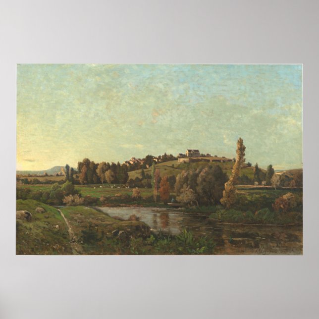 Auvergne - Henri-Joseph Harpignies Fine Art Poster (Front)