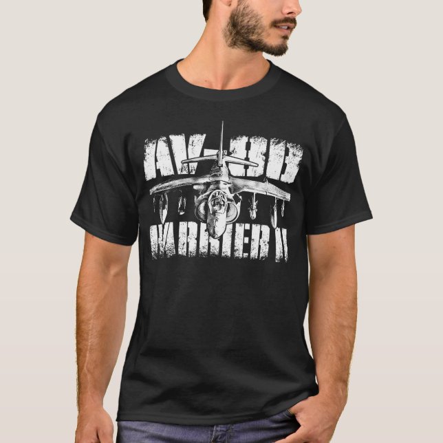 AV-8B Harrier II Men's Basic Dark T-Shirt (Front)