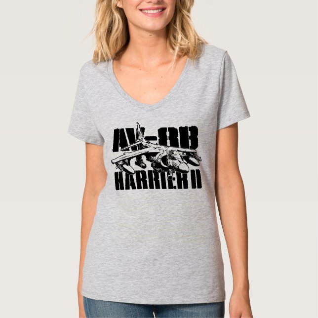 AV-8B Harrier II Women's Hanes Nano V-Neck T-Shirt (Front)