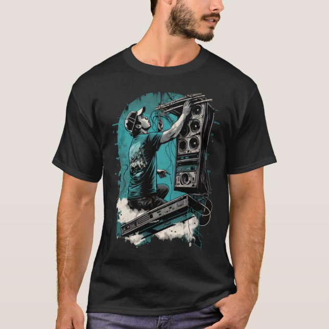 AV Technician Loudspeaker Installation Audio Visua T-Shirt (Front)