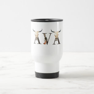 Ava cowboy girl, Western Cowgirls, Cowboy girl Travel Mug