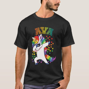Ava Dabbing Unicorn T-Shirt