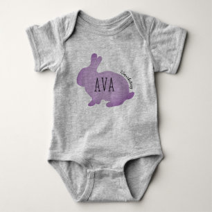 Ava Easter Bunny Babies Top Girls Spring Pastel