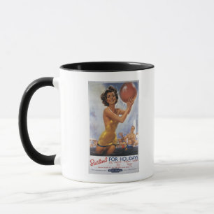 Ava Gardner Look-a-like Butlin's Camps Mug