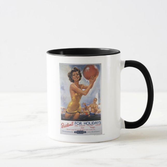 Ava Gardner Look-a-like Butlin's Camps Mug (Right)