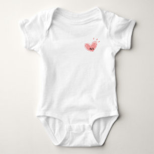 Ava Heart Baby Bodysuit 
