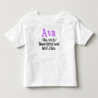 Ava Name Description Shirt