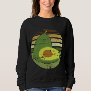 Avacado Fruit Retro Men Avocado Fruit Women Sweatshirt