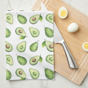 Avacado Pattern Tea Towel