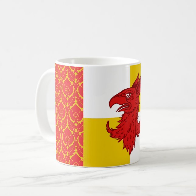 Avacal populace badge coffee mug (Front Left)