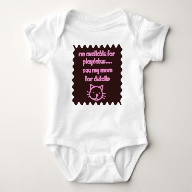 Available Girls T Baby Bodysuit (Front)