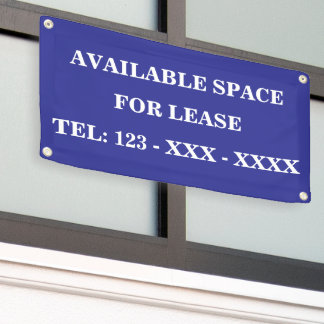 Available Space For Lease Customisable Banner