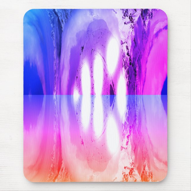 Avalanche at sunset art mouse pad (Front)