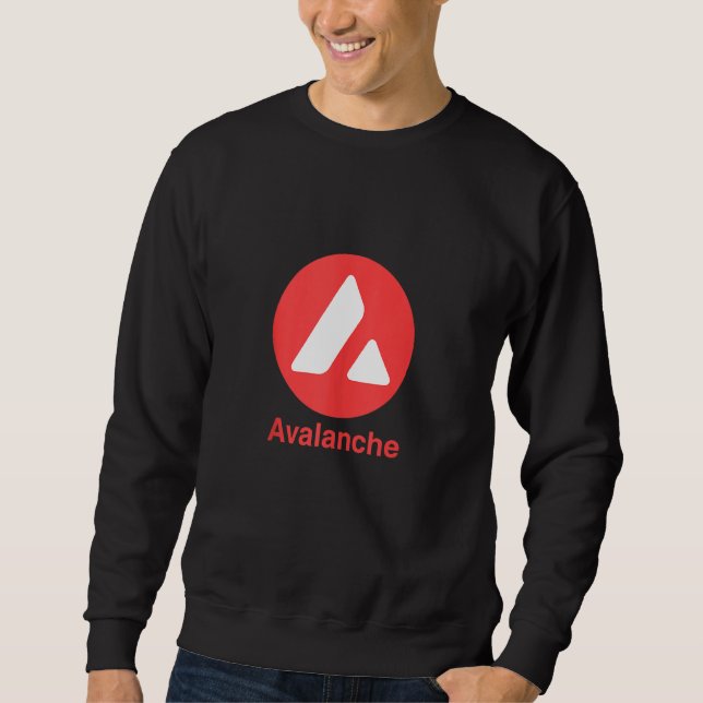 Avalanche Coin Cryptocurrency Avax Crypto Sweatshirt (Front)