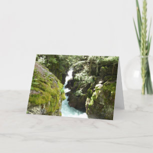 Avalanche Gorge II at Glacier National Park Card