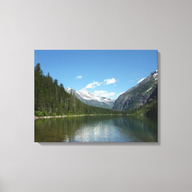 Avalanche Lake I in Glacier National Park Canvas Print (Front)