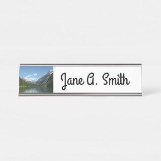 Avalanche Lake I in Glacier National Park Desk Name Plate