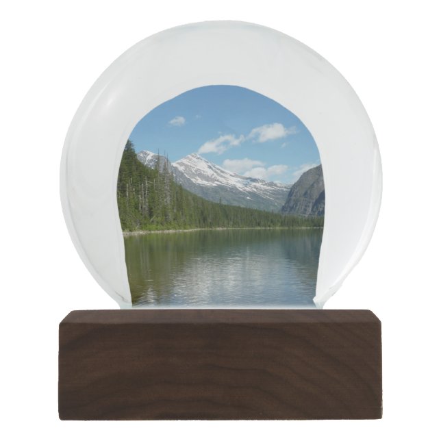 Avalanche Lake I in Glacier National Park Snow Globe (Front)