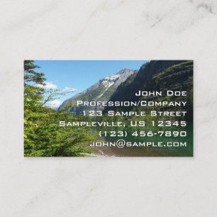 Avalanche Lake II in Glacier National Park Business Card
