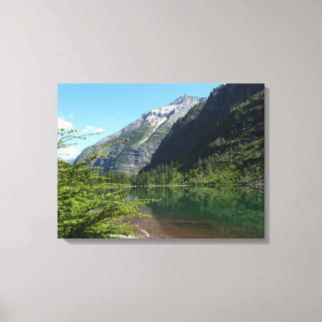 Avalanche Lake II in Glacier National Park Canvas Print (Front)