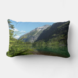 Avalanche Lake II in Glacier National Park Lumbar Cushion