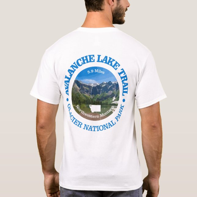 Avalanche Lake Trail (OBP) T-Shirt (Back)