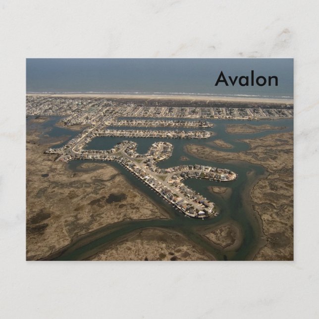 Avalon Aerial Postcard (Front)