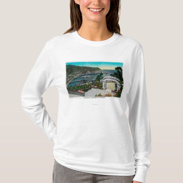 Avalon Bay from Wrigley's Gardens T-Shirt (Front)