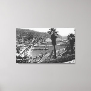 Avalon, CA Santa Catalina Island View of Harbour Canvas Print