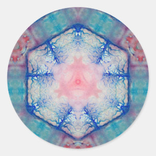 AVALON Lady Of The Lake,Magic Reflections of Water Classic Round Sticker