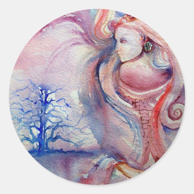 AVALON / Magic and Mystery Classic Round Sticker (Front)
