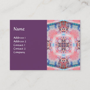 AVALON PSYCHEDELIC,pink purple blue Business Card