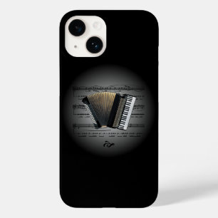 Avant Garde ~ Accordion on Globe with Sheet Music Case-Mate iPhone 14 Case