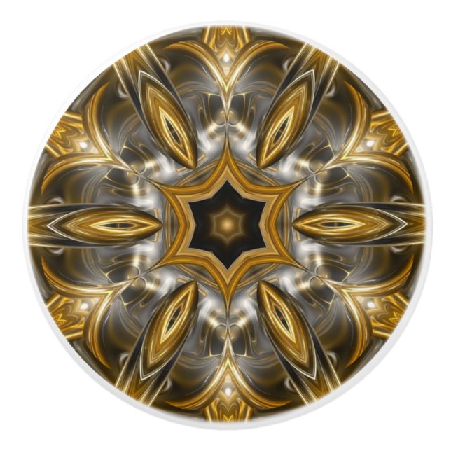 Avant - Garde ~ Design 001 ~ Out Of The Crucible ~ Ceramic Knob (Front)