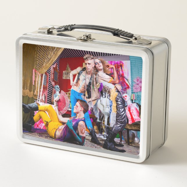 Avant-Garde Stainless Metal Lunch Box (Front)