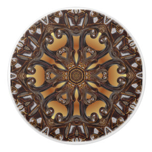 Avant-Garde, Tuscan Gold/Russet, Tuscan 043-B  ~  Ceramic Knob