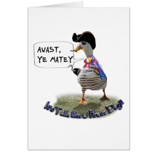 AVAST, MATEY! It be Pirate speak day