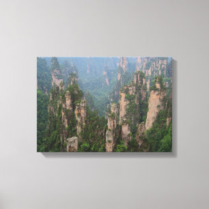 Avatar Mountains Zhangjiajie National Forest Park Canvas Print