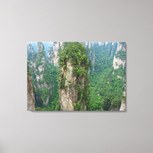 Avatar Mountains Zhangjiajie National Forest Park Canvas Print