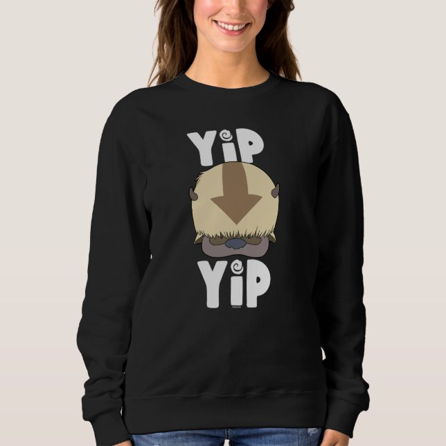 Avatar The Last Airbender - Appa Sky Bison Yip Yip Sweatshirt (Front)