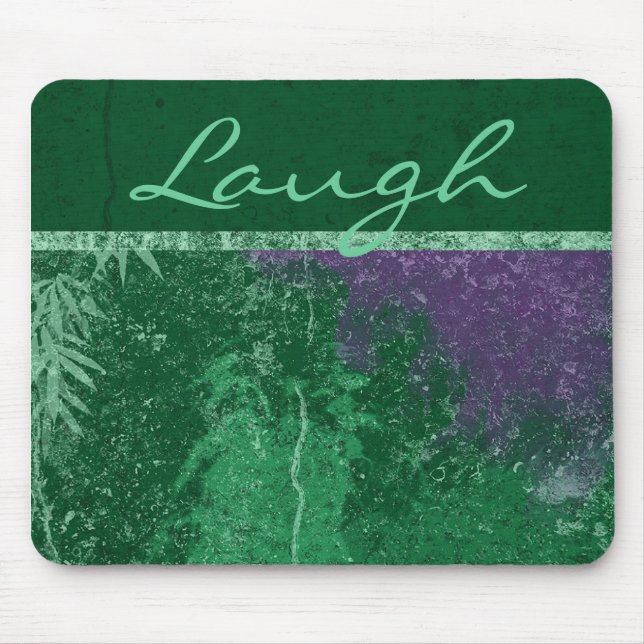 Avatar Toxic Green "Laugh" Mouse Pad (Front)