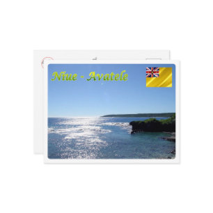 Avatele - Niue - Panorama - Postcard